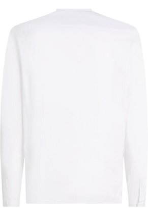 Camisa Blanca De Corte Slim Con Popelina Stretch Con Botón En Cuello Tommy Hilfiger