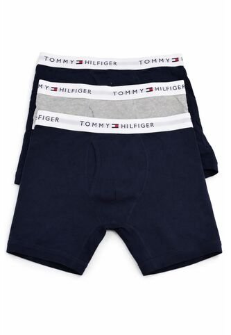 Pack Azul De 3 Boxer Con Logo Tommy Hilfiger Tommy Hilfiger