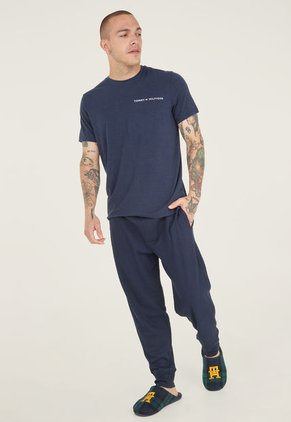 Camiseta Azul Navy-Blanco-Rojo Tommy Hilfiger Sleepwear