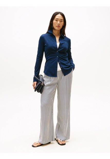 Pantalón Multicolor De Pierna Ancha Tommy Hilfiger