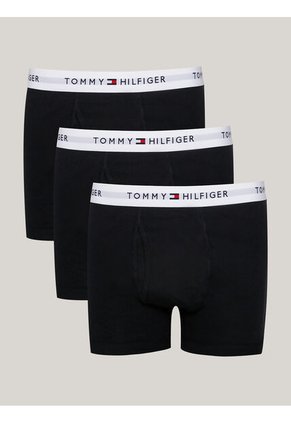 Pack Azul De 3 Boxer Con Logo Tommy Hilfiger