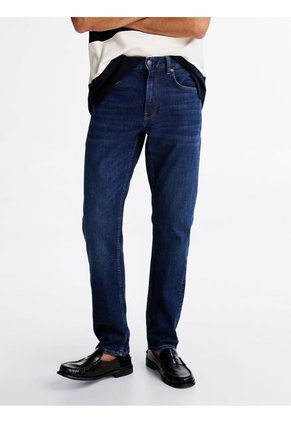 Jeans Azul Oscuro Mercer Rectos De Corte Regular Tommy Hilfiger