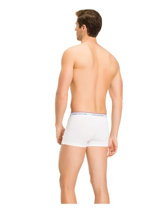 Pack De 3 Bóxers Trunk De Algodón Elástico Blanco Tommy Hilfiger