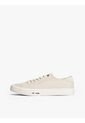 Tenis Beige De Lona Con Logo Distintivo Tommy Hilfiger de Tommy Hilfiger