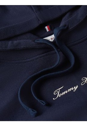 Buzo Multicolor Con Capota Y Logo Script  Tommy Hilfiger