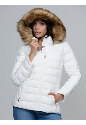 Chaqueta Blanca Acolchada Tommy Hilfiger