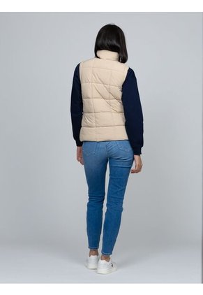 Chaleco Negro De Cuello Alto Con Cierre De Cremallera  Tommy Hilfiger