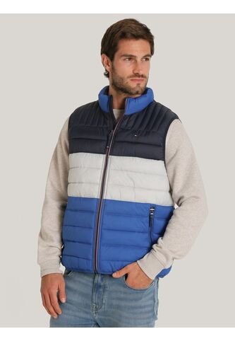 Chaleco Azul Quilted Triblock Tommy Hilfiger Tommy Hilfiger