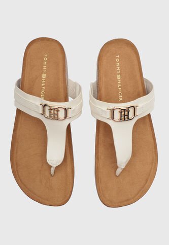 Sandalias Flip Flop Tommy Hilfiger Tosana Marfil Tommy Hilfiger
