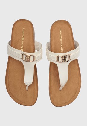 Sandalias Flip Flop Tommy Hilfiger Tosana Marfil