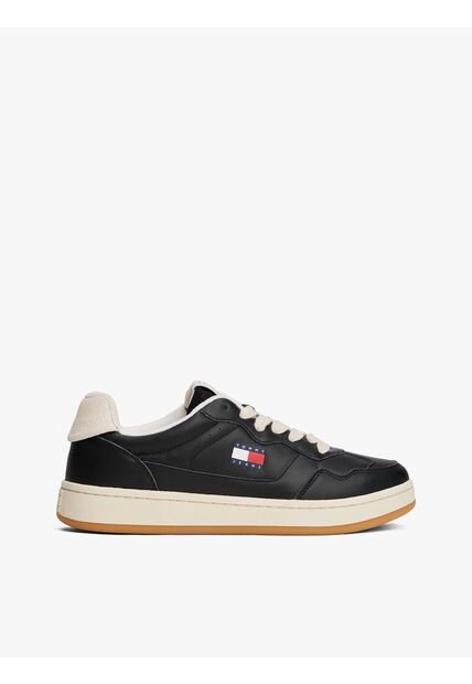 Tenis Negro Archive De Cuero Tommy Hilfiger