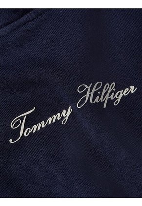 Buzo Multicolor Con Capota Y Logo Script  Tommy Hilfiger