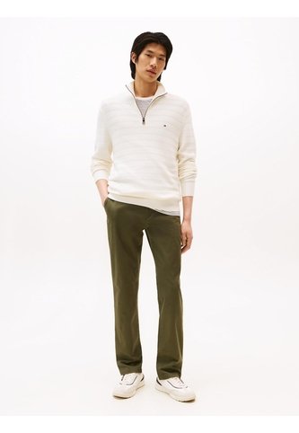 Pantalón Blanco Chino Denton Recto De Sarga Tommy Hilfiger Tommy Hilfiger