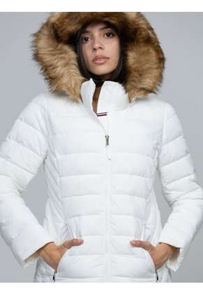 Chaqueta Blanca Acolchada Tommy Hilfiger