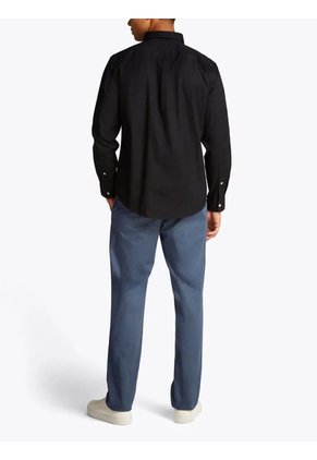 Camisa Negra Flex Poplin Tommy Hilfiger