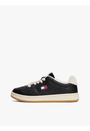 Tenis Negro Archive De Cuero Tommy Hilfiger