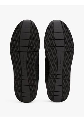 Tenis Negro De Punto Con Logo Tommy Hilfiger