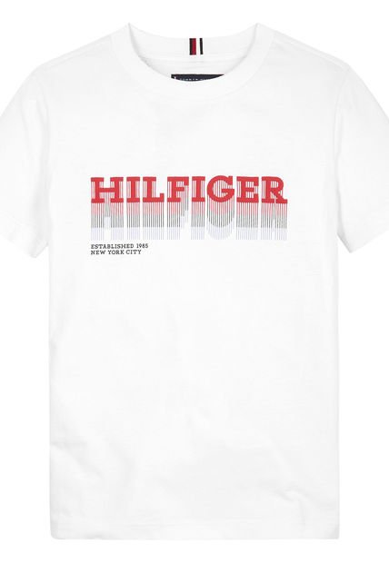Camiseta Niño Blanca Fade Hilfiger Tommy Hilfiger