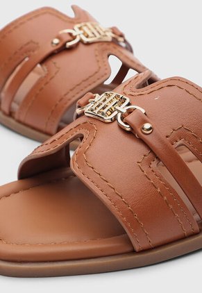Sandalias Planas Tommy Hilfiger Premii Café
