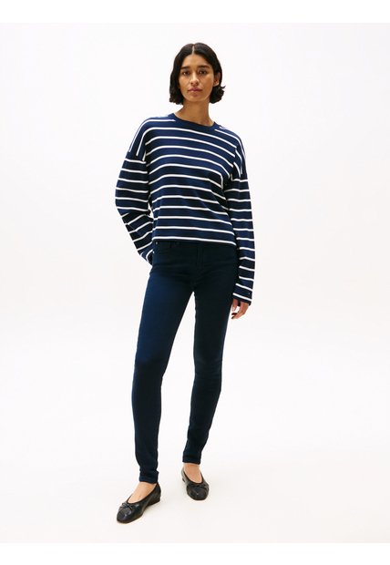 Jeans Azul Como Ceñidos De Talle Medio Tommy Hilfiger