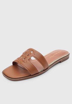 Sandalias Planas TOMMY HILFIGER Tezzi Café