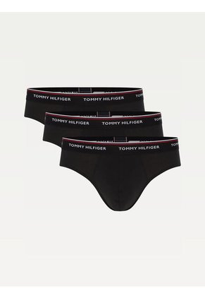 Pack De 3 Calzoncillos Slip De Algodón Negro Tommy Hilfiger