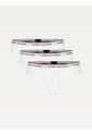Pack De 3 Calzoncillos Slip De Algodón Blanco Tommy Hilfiger de Tommy Hilfiger