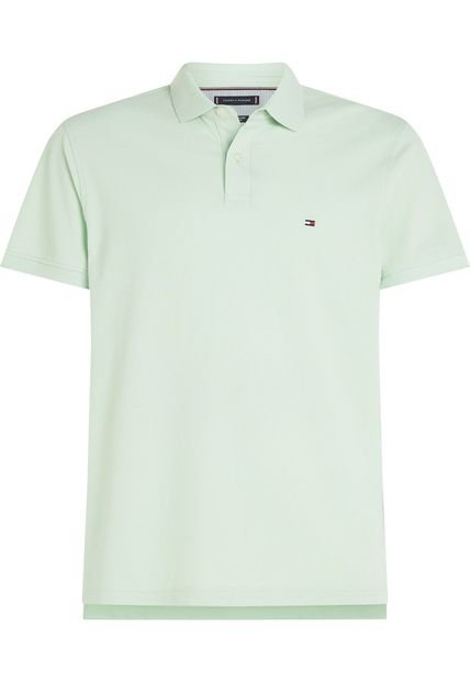 Polo Verde 1985 De Corte Regular Tommy Hilfiger