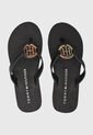 Sandalias Flip Flop Tommy Hilfiger Crelina Negro de Tommy Hilfiger