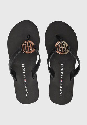 Sandalias Flip Flop Tommy Hilfiger Crelina Negro Tommy Hilfiger