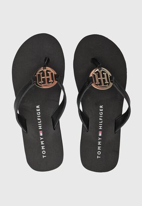 Sandalias Flip Flop Tommy Hilfiger Crelina Negro