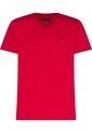 Camiseta Roja Essential En Cuello V Tommy Hilfiger de Tommy Hilfiger