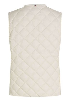 Chaleco Blanco Acolchado Con Relleno De Plumón Tommy Hilfiger