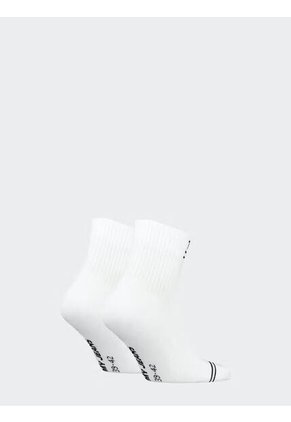 Paquete De 2 Medias Con Logo Bordado Hombre Blanco Tommy Hilfiger