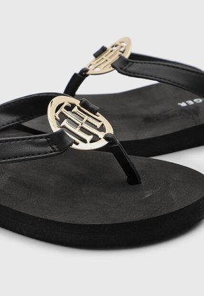 Sandalias Flip Flop Tommy Hilfiger Crelina Negro