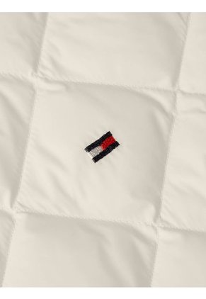 Chaleco Blanco Acolchado Con Relleno De Plumón Tommy Hilfiger