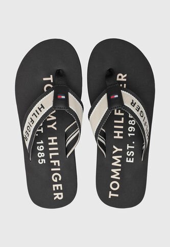 Sandalias Flip Flop TOMMY HILFIGER Sporty Negro Tommy Hilfiger
