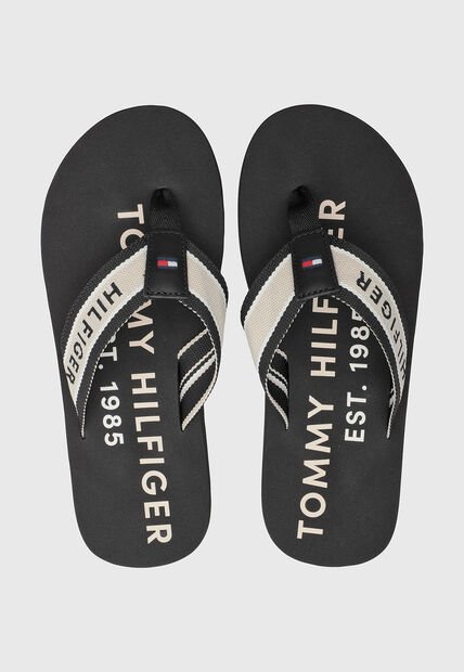 Sandalias Flip Flop TOMMY HILFIGER Sporty Negro
