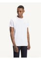Camiseta Blanca Clásica Con Cuello Redondo Tommy Jeans de Tommy Hilfiger