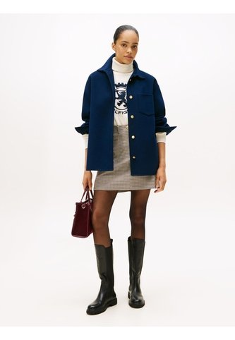 Mini Beige Falda Con Estampado De Cuadros Tommy Hilfiger Tommy Hilfiger
