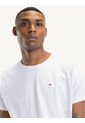 Camiseta Blanca Clásica Con Cuello Redondo Tommy Jeans de Tommy Hilfiger