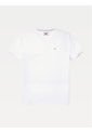 Camiseta Blanca Clásica Con Cuello Redondo Tommy Jeans de Tommy Hilfiger