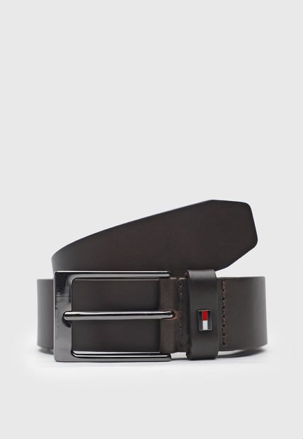 Cinturón Marrón Tommy Hilfiger Layton Leather 3.5