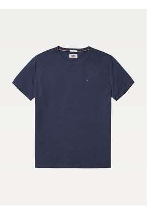 Camiseta Azul Oscuro Clásica Con Cuello Redondo Tommy Jeans