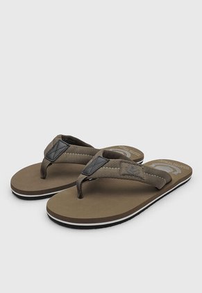 Sandalias Flip Flop TOMMY HILFIGER Patch Verde Oliva
