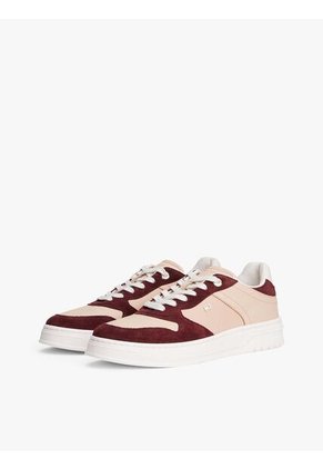 Tenis Marrón De Ante Con Suela Cupsole Tommy Hilfiger