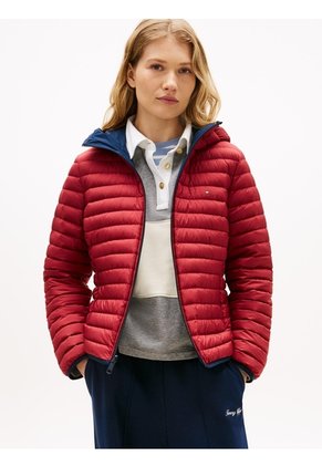 Chaqueta Azul Ligera Con Logo Tommy Hilfiger