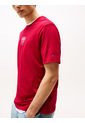 Camiseta Roja De Cuello Redondo Con Logo Tommy Hilfiger de Tommy Hilfiger