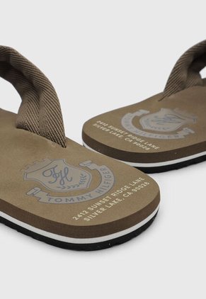 Sandalias Flip Flop TOMMY HILFIGER Patch Verde Oliva