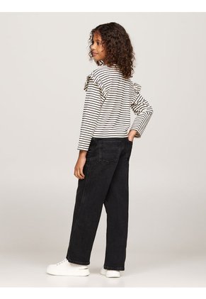 Camiseta Niña De Rayas Con Efecto Lúrex Tommy Hilfiger